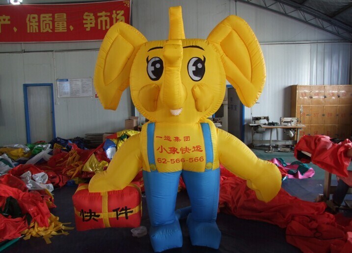 宁江大象充气卡通气模